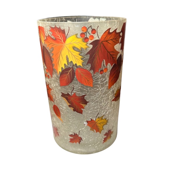 Yankee Candle 1711150 Crackled Fall Leaf V Large Jar Candle Holder - Picture 3 of 4